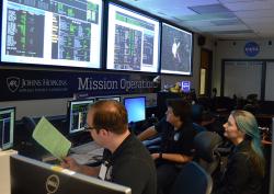 New Horizons Mission Operations Center Following a Successful Trajectory Correction Maneuver